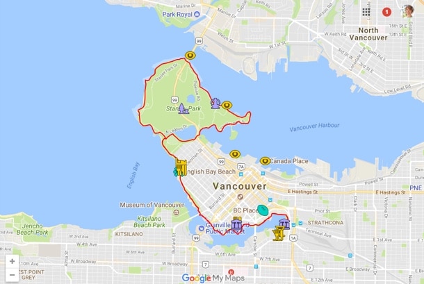 vancouver bike routes