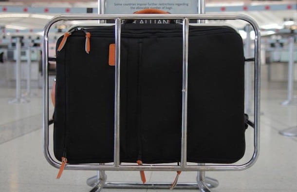 standard luggage carry on in a carry on suitcase sizer