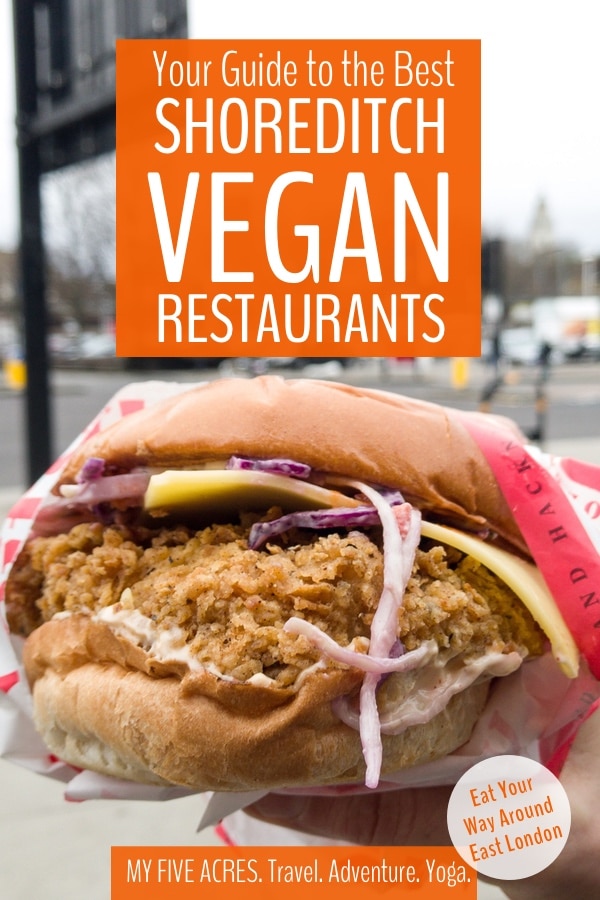 If you're looking for the best food vegan Shoreditch has to offer, this is your complete guide! We did the hard work of eating our way around Shoreditch — and the rest of East London — just for you! So, if you're hungry in Shoreditch, get ready for a feast. Don't forget to grab your printable map and guide, too.  #vegan #london #shoreditch