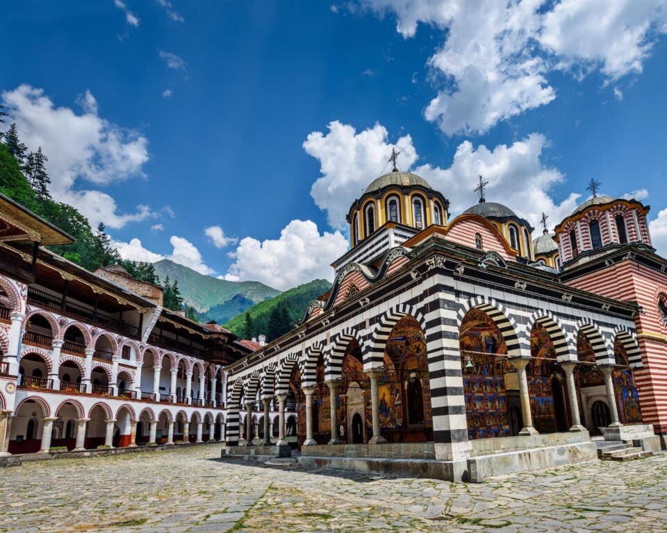 picturesque cathedral in bulgaria
